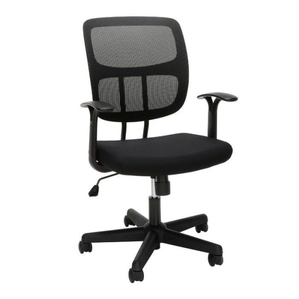 OFM Adjustable Mesh Office Chair with Arms Black(1405) Sale