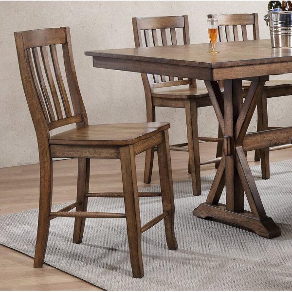 Clennell 24  Counter Stools Set of 2 Brown(1825RR) Cheap