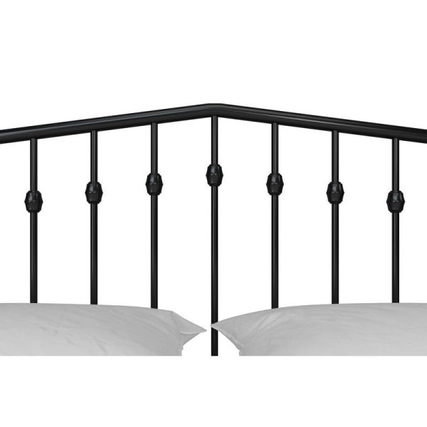 Bushwick Platform Bed - Queen - Black - #13CE For Discount - Image 4