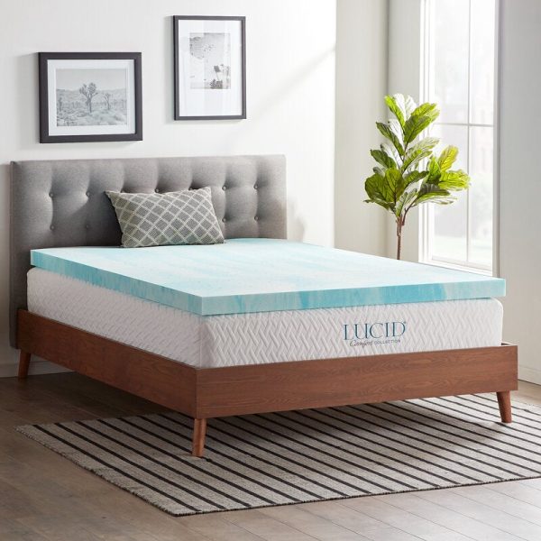 Swirl 3  Gel Memory Foam Mattress Topper 7562 Discount - Image 2