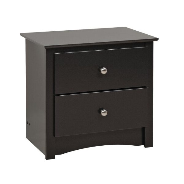 Black Hayman 2 Drawer Nightstand 7729 on Sale - Image 3