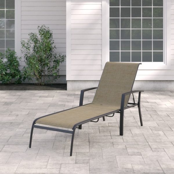 Huckstep Reclining Chaise Loungers Set of 2 Tan(1874RR) Supply