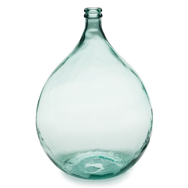 Dark Clear European Recycled Glass Marseille Bottle Large Vase(1004) Cheap - Image 2