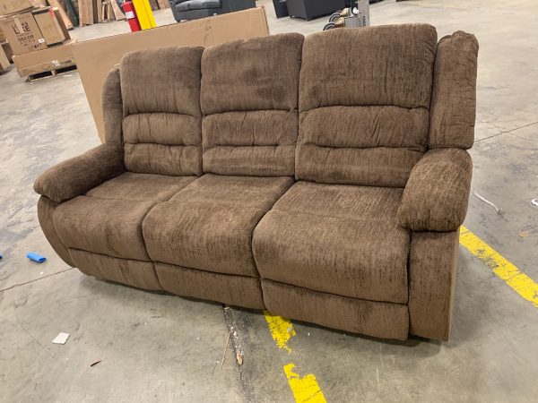 Eila Standard 87  Pillow top Arm Sofa Brown Supply