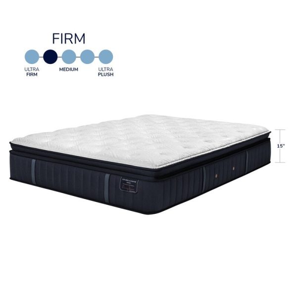 Stearns & Foster Estate 15  Firm Euro Pillowtop Mattres Queen(1330) For Sale - Image 2