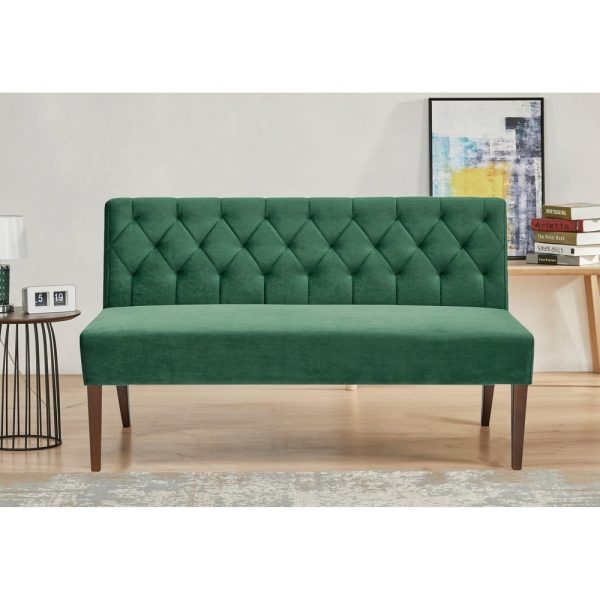 Gold Sparrow Chelsea Emerald Settee #9930 Online Hot Sale