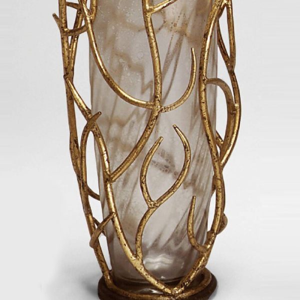Artmax Handmade Metal Floor Vase For Sale - Image 3