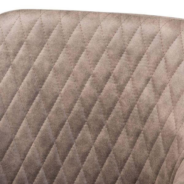 Single Belen Imitation Leather Upholstered Metal Dining Chair For Cheap - Image 4