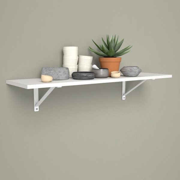 Basic Wall Shelves Bracket Shelf Only Hot on Sale - Image 2