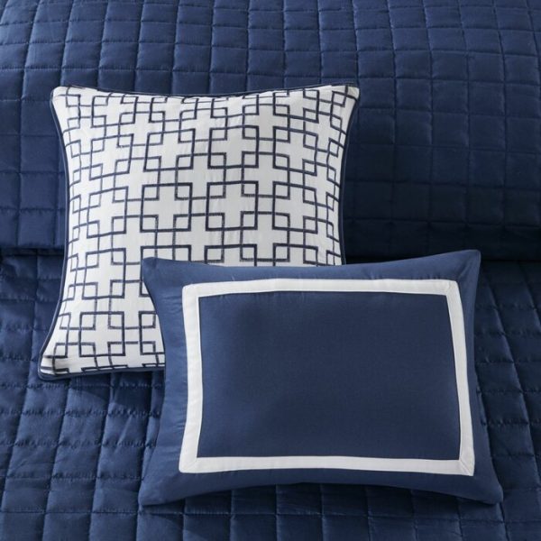 Baucom Luxurious 8 Piece Comforter and Coverlet Set Collection, King Cal. King Hot on Sale - Image 2