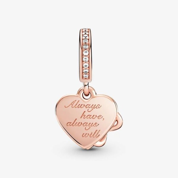 PANDORA : Love You Infinity Heart Dangle Charm For Sale - Image 2