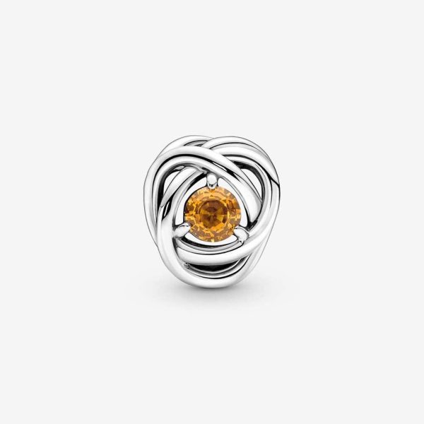 PANDORA : November Honey Eternity Circle Charm Supply - Image 2