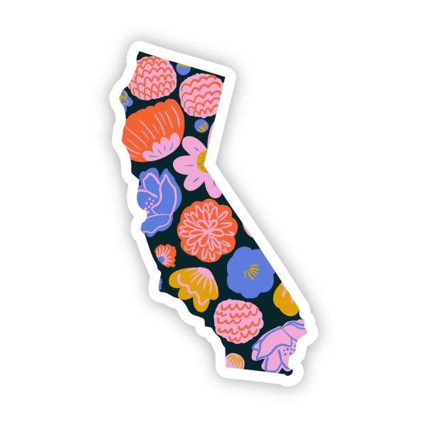 California Sticker - Colorful Flower Sale