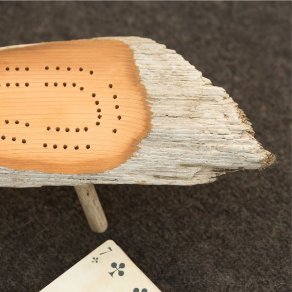 One-of-a-Kind Foraged Wood Cribbage Boards For Cheap