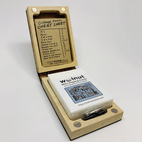 Mini Deluxe Travel Cribbage Board Online now - Image 2